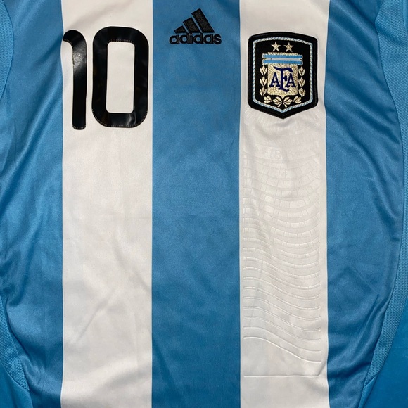 Argentina 2011/2012 Home Football Shirt Soccer Jersey Messi #10 Size Large - Picture 5 of 10